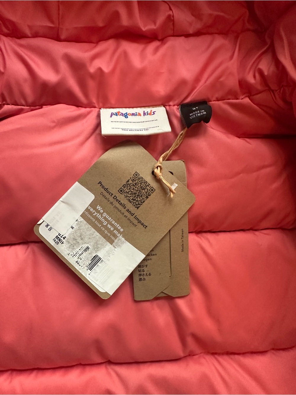 NWT Patagonia 2T Pink Hi Loft Furry Friends Jacket - Picture 5 of 6
